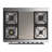 ILVE Majestic III Series 36 in. Dual Fuel Range with 6 Sealed Burners, Griddle (Natural Gas, Solid Door)-124828641-124828638-124828639