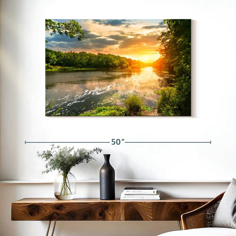 Alvord Sunny River, H 26 po x l 39 po
