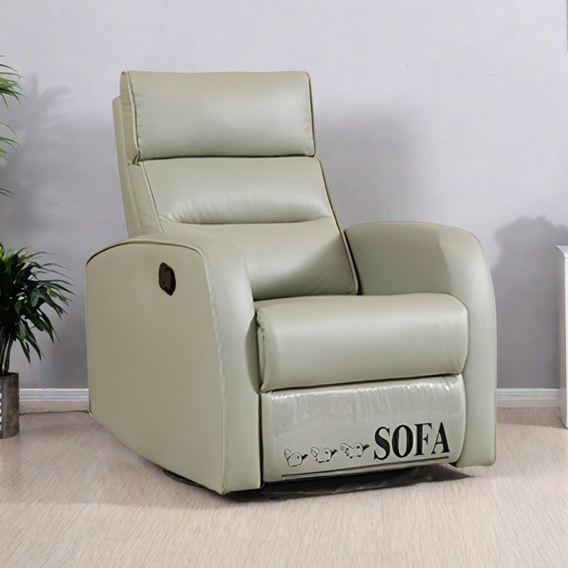 Fauteuil inclinable moderne pivotant pour salon moderne, Bleu