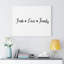 Faith Love Family - Wrapped Canvas Print-1222298079