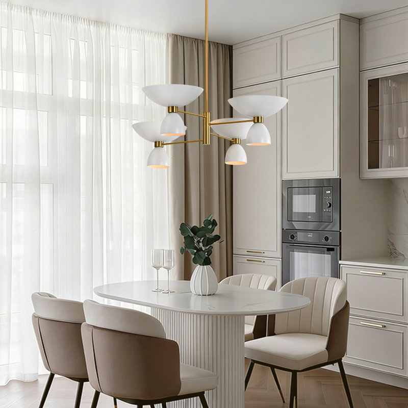 Lustre géométrique à intensité variable 8 lumières Spoutnik Up Down
