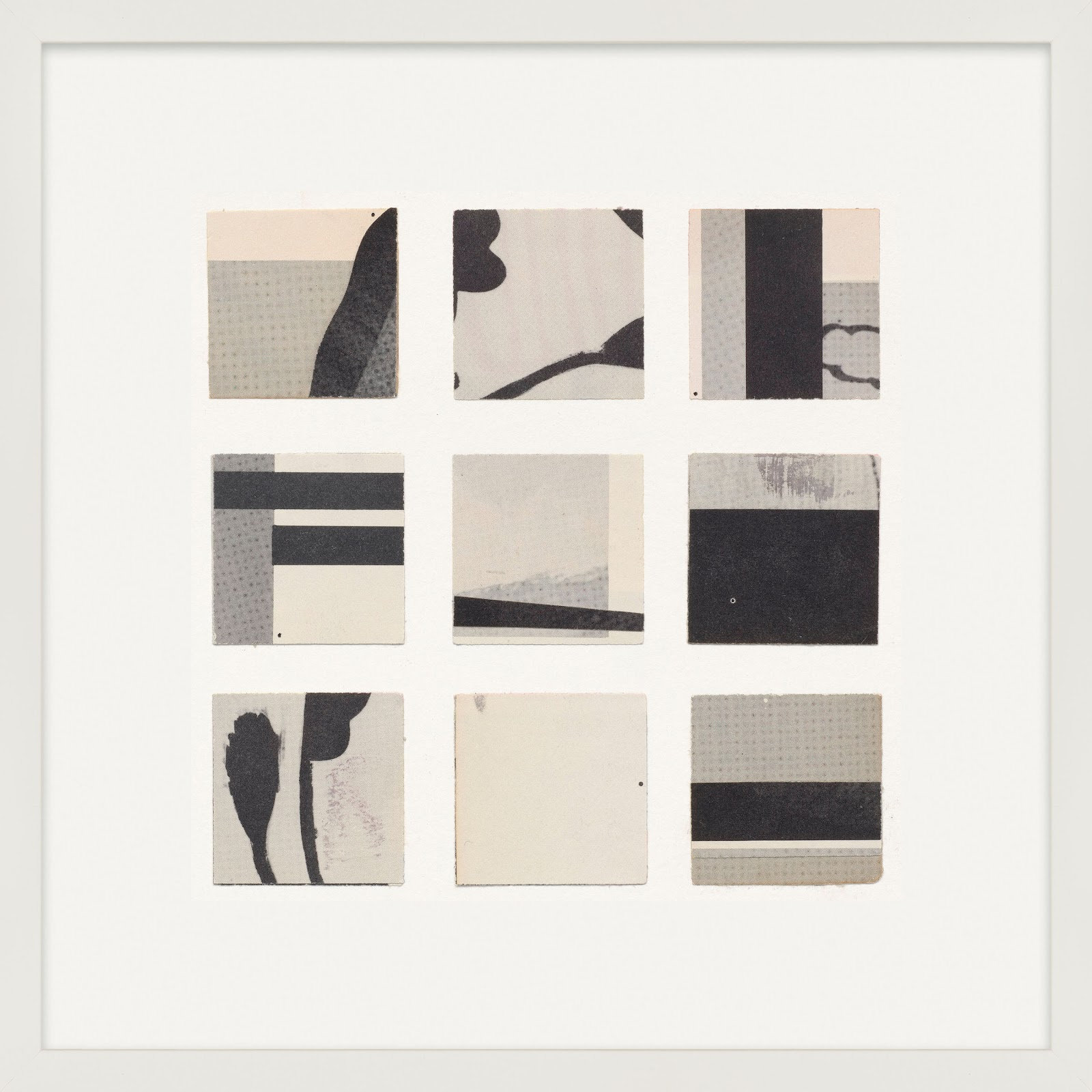 Lise "Pinpoint" Print, White, 30" H x 30" W x 1.25" D