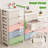 Storage Cart With 5 Drawers, Multi-Functional Cart With Wheels, 5-Layer Rolling Storage Cart Organizer, Suitable For Home Office Dormitory Classroom, (Rainbow)