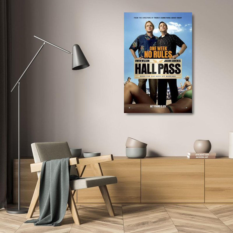 Hall Pass, 24" H x 16" W