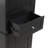 Tall Bathroom Storage Cabinet, Freestanding Storage Cabinet With Drawer And Adjustable Shelf, MDF Board With Painted Finish, Black (Old Sku:WF312727AAB)