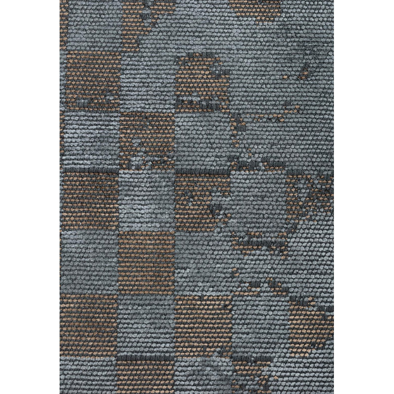 Checkered Fade Abstract Geo Rug, Rectangle 6'7" x 9'10"