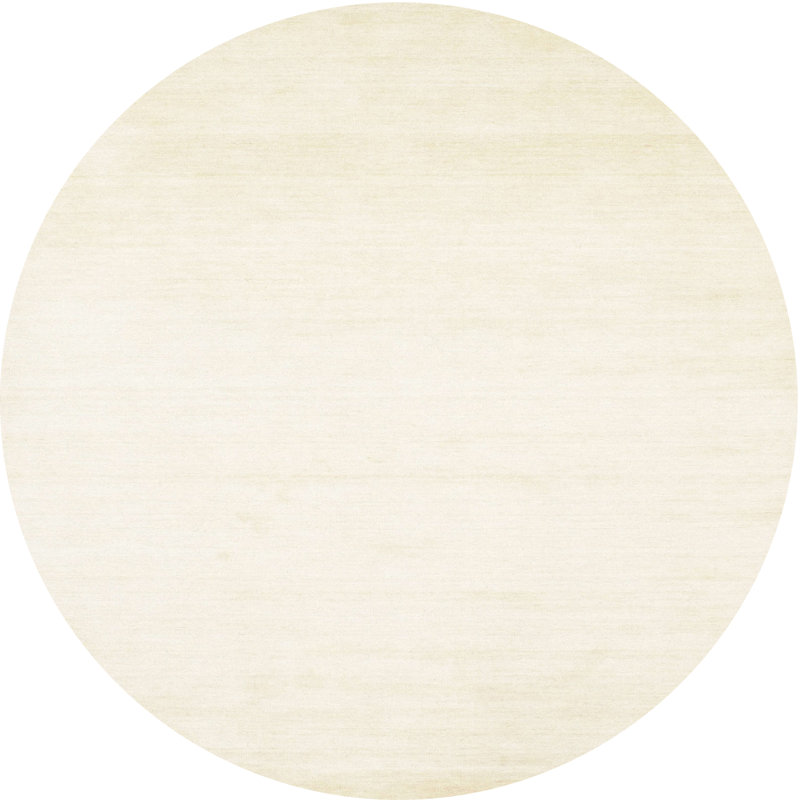 Surface beige contemporaine tapis, Rond 7 pi