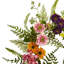 Couronne de fleurs en polyester 22 po