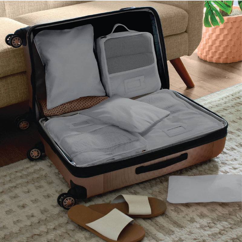  Ensemble de 6 cubes de luxe en gris, Gris