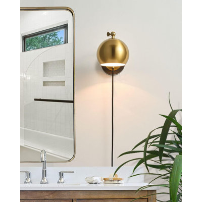 Ensemble de deux appliques murales Padelea Gold, E26
