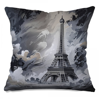 Coussin Tour Eiffel, coussins double face Architecture