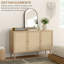 Buffet avec tiroirs de rangement et tablettes réglables-79364150
