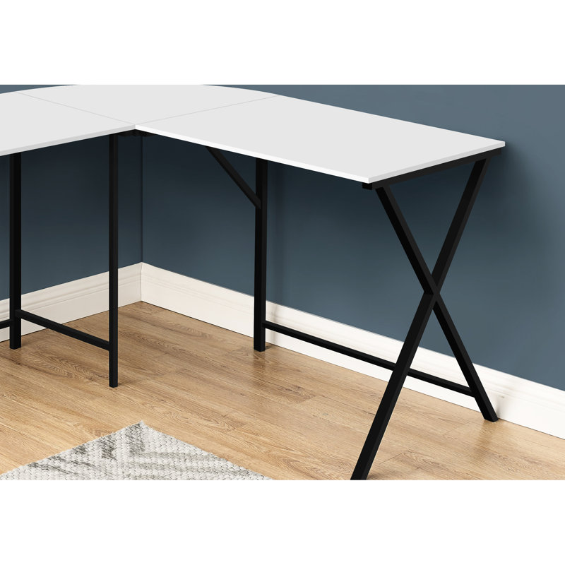 Bureau d'ordinateur en L 55 po Modern