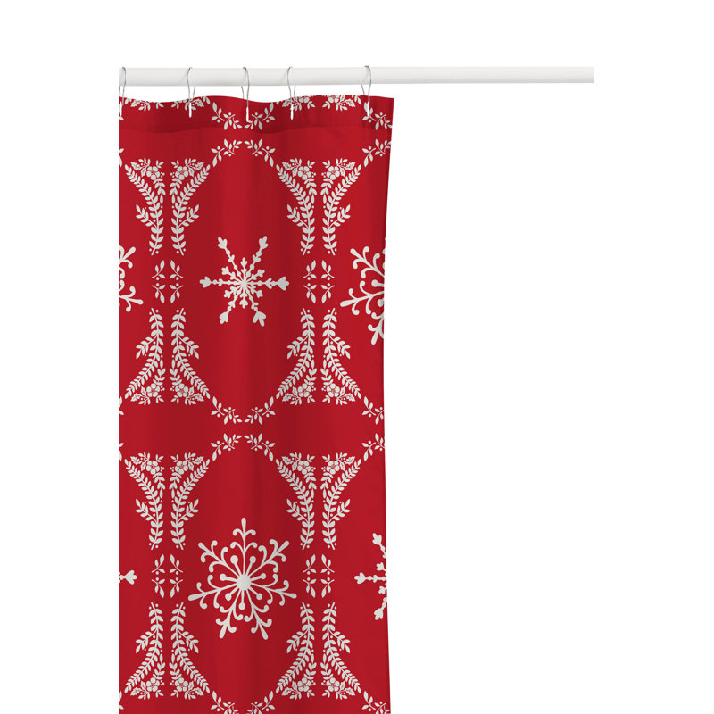 Rideau de douche léger, Rouge
