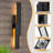 21''H Dimmable LED Black Aluminum Outdoor Wall Light-2075090766-2060225892-2053445488