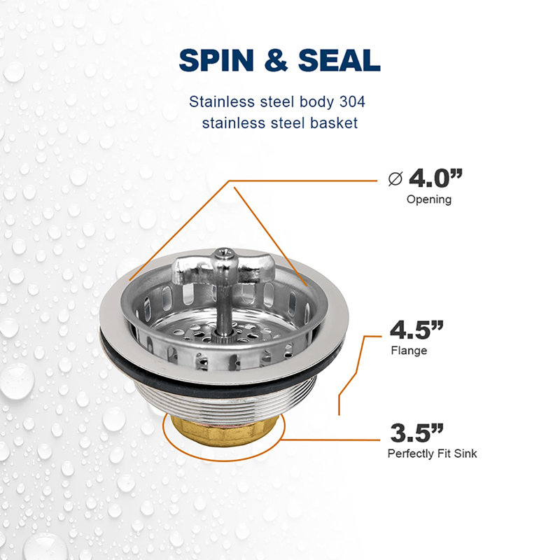 5'' W Basket Strainer