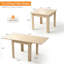 5-piece Extendable Dining Table Set For 4,31.5"-62.9" Rectangle Drop Leaf Kitchen Table With 4 Upholstered Dining Chairs  -131081416