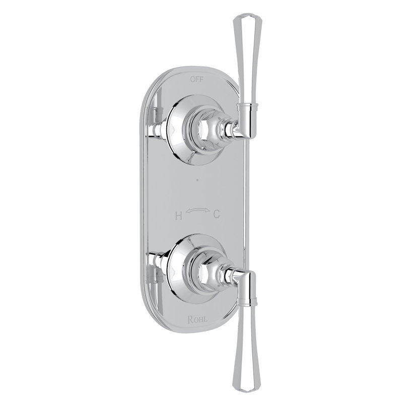San Giovanni™ 1/2" Thermostatic Trim with Diverter, Polished Chrome