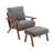 Juntier Upholstered Armchair with Ottoman-444316355