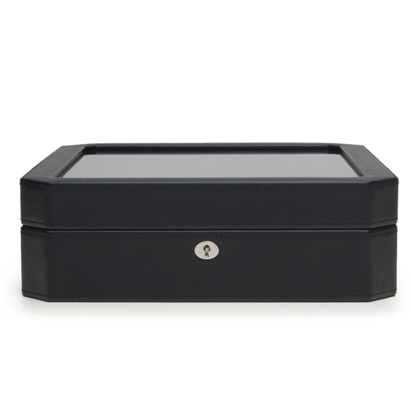 Boîte à montre 15 pièces, H 4 po x l 12,5 po x P 13,75 po