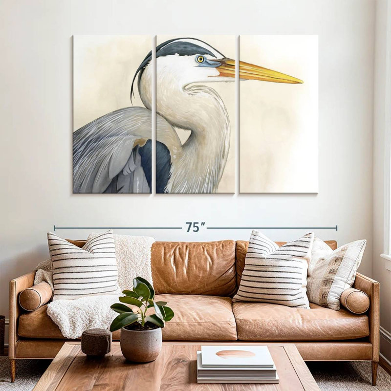 Brampt Blue Hunter I, 42" H x 65" W