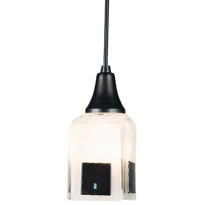Luminaire suspendu géométrique 1 lumières unique