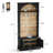 Vintage Arched Entryway Cabinet with Hooks, Bench & Double-Door Storage, Multi-functional Furniture for Hallway or Bedroom