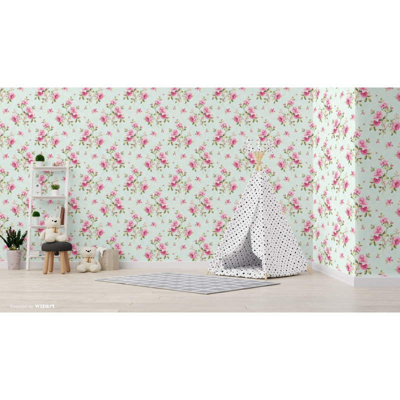 Bastogne 10m x 53cm Wallpaper Roll, Duck Egg