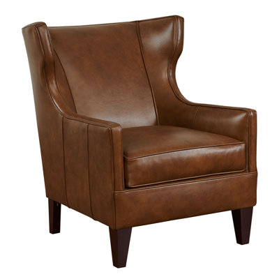 Fauteuil d'appoint en cuir Marta