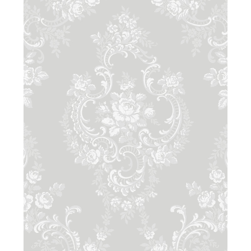 Bainbridge 10m x 53cm Wallpaper Roll, Silver