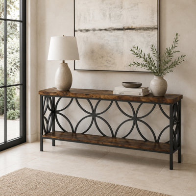 Table console étroite de 70,9 pouces