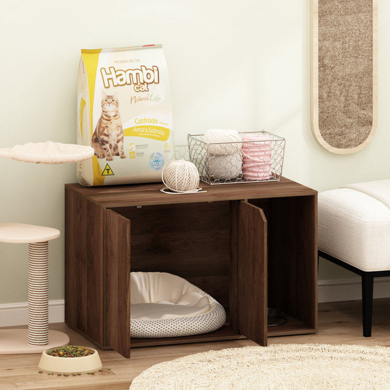 Aviana Litter Box Enclosure, Columbia Walnut