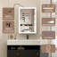 LED Bathroom Mirror Cabinet with Charging, Storage Cupboard with Built-in Rack &USB&Type-C