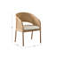 Chaise de baril en chêne Gasaway-566993316