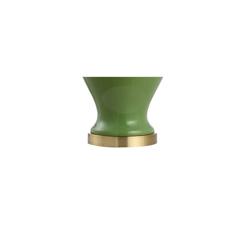 Ceramic Table Lamp, Green