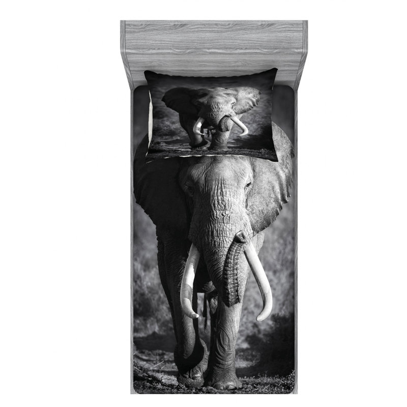Microfiber Sheet Set, Twin XL Sheet + Fitted Sheet + 1 Pillowcase