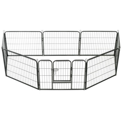 Carlson 100 cm H Metal Exercise Pen with Pet Door