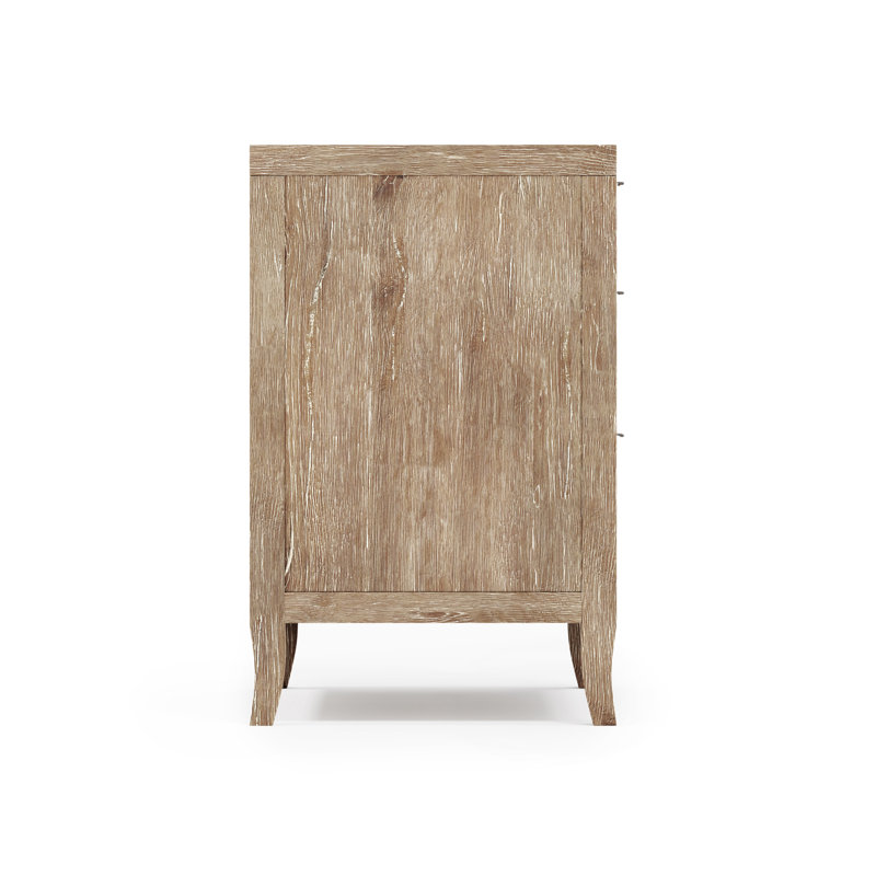 Tribeca 3 - Drawer Solid Wood Nightstand
