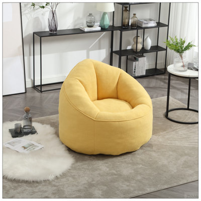 Fauteuil à billes de literie Fauteuil à billes en mousse à haute pression Fauteuil à billes en mousse avec rembourrage en mousse rembourré avec repose-pieds