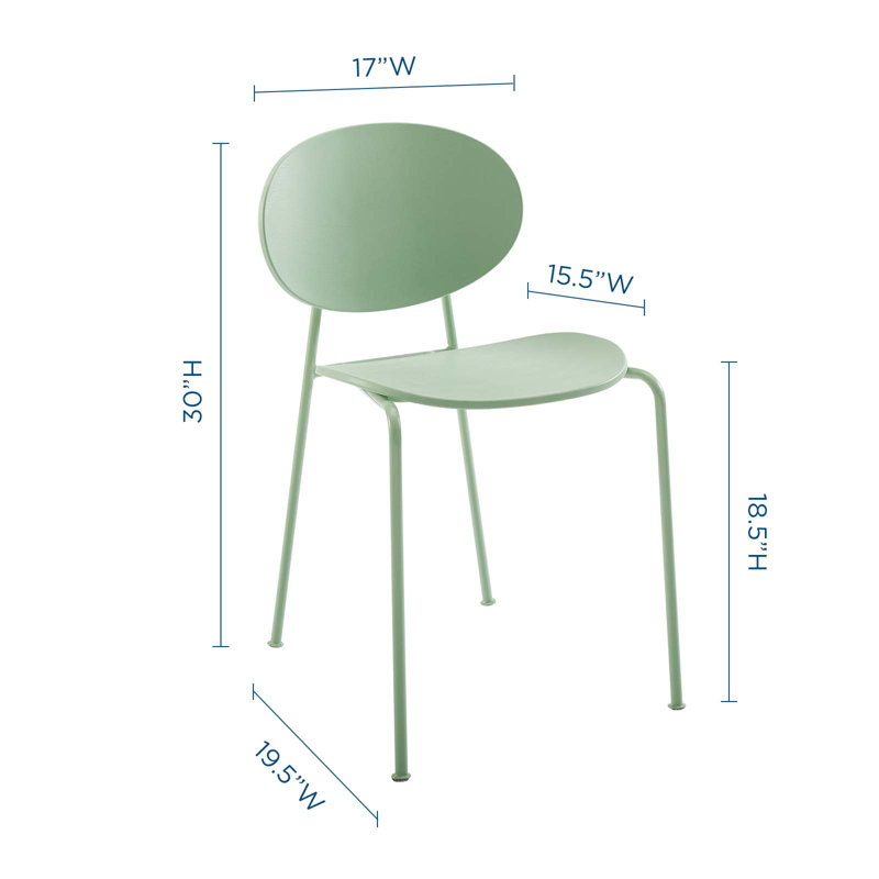 Palette Dining Side Chair by Modway, Green