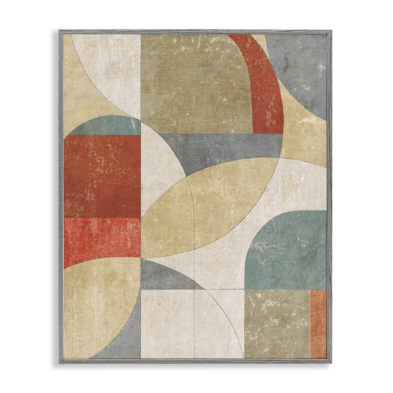 «Retro Arches Collage», giclée par Suzanne Nicoll, Estampe numérique Farmhouse, H 30 po x l 24 po