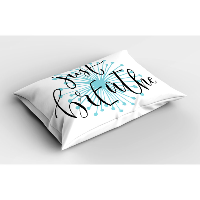 Ensemble de 2 taies décoratives Ambesonne Just Breathe, H 20 po x l 30 po