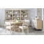 Biscayne Low Back Side Chair in Brown/White
