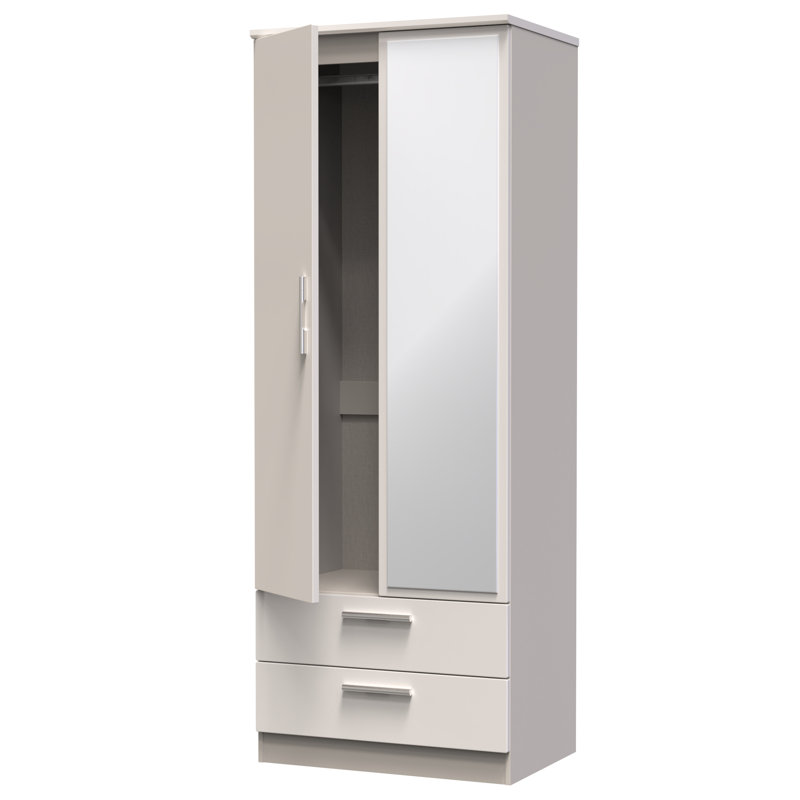 Borgeson Manufactured Wood Wardrobe, Kashmir Gloss/Kashmir