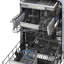Zline Autograph Edition 18” Tallac Series 3rd Rack Top Control Dishwasher In Custom Panel Ready With Champagne Bronze Handle, 51dba-984929801