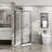 Frameless Shower Door 36 In. D X 36 In. W X 72 In. H Corner Shower Enclosure With Clear SGCC Tempered Glass Pivot Shower Door-116077712