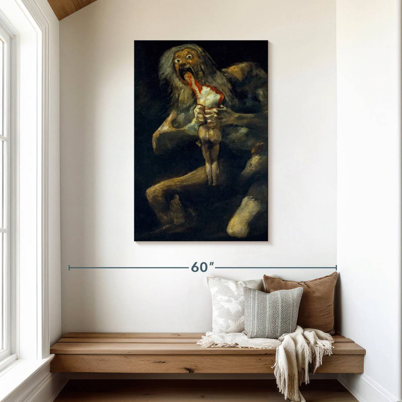 Leisha Saturn Devouring His Son, 45" H x 30" W
