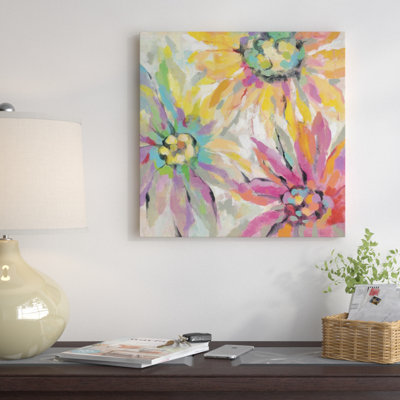 « abstract pétales i », reproduction d’art sur toile tendue