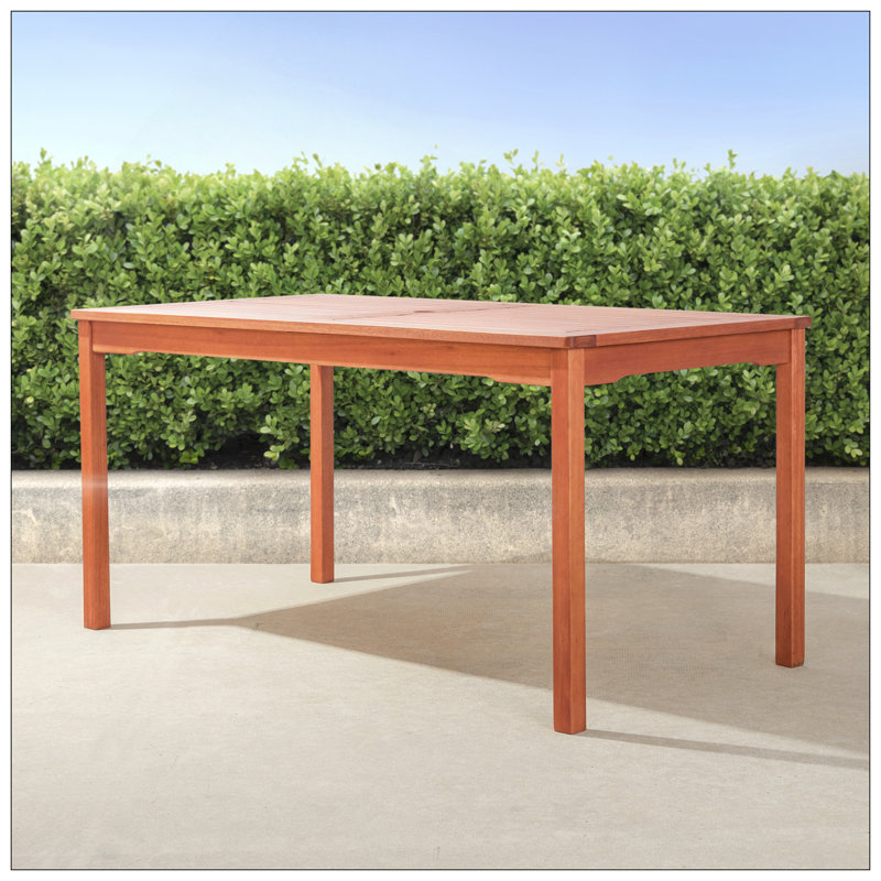 Table de salle à manger Caladesi, Bois naturel