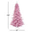 Arbre de Noël artificiel en sapin rose-43418766